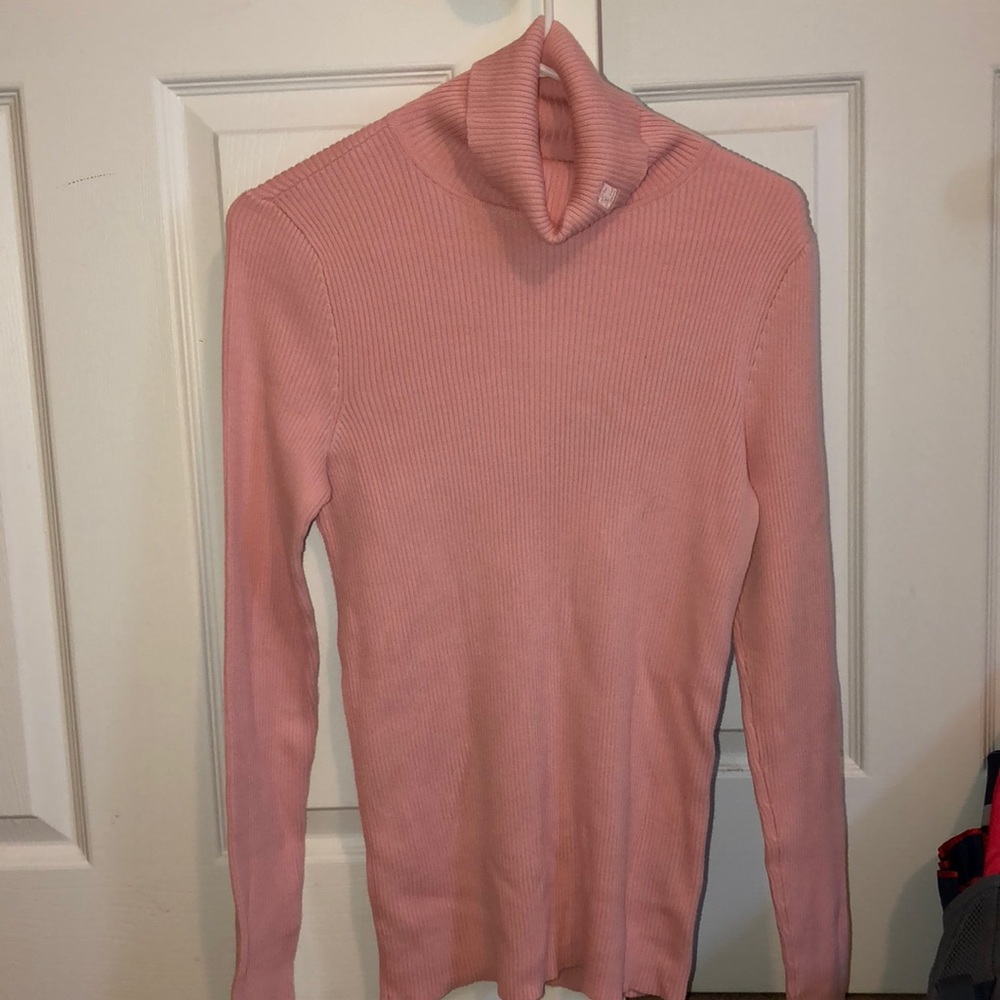 NWT Ralph Lauren Powder Pink Turtle Neck